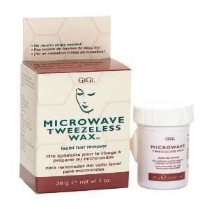  GiGi Microwave Tweezeless Wax, 1 Ounce (Pack of 6 