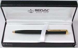 REGAL Thames Series Ballpoint Pen BLACK LACQUER / GOLD  