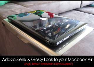 Glossy Black Hard Shell Case Cover for MacBook AIR 13  