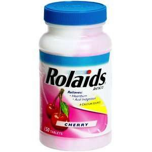  ROLAIDS CALCIUM RICH CHERRY 150Tablets: Health & Personal 