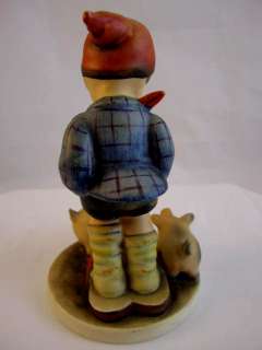 HUMMEL FIGURINE #66 BOY WITH PIGS    