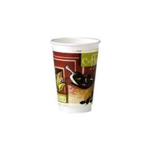  Huhtamaki Comfort Coffee and Tea Design Paper Cup   16 Oz 
