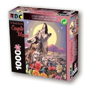  TDC Games Eco Friendly Puzzle   Coyote Moon: Toys & Games