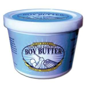 H20 Boy Butter Lubricant 16 oz Tub (latex condom safe) (Package Of 2)