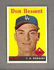 1956 TOPPS 184 DON BESSENT BROOKYN DODGER NM NM MT  