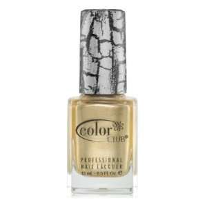    Color Club Fractured Polish Tattered Gold: Health & Personal Care