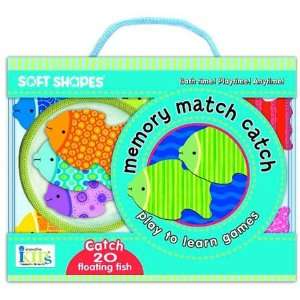   : Soft Shapes Play to Learn Games   Memory Match Catch: Toys & Games