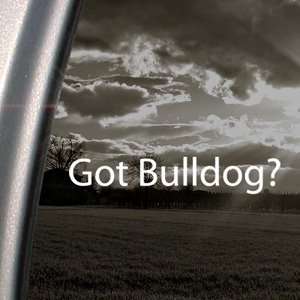    Got Bulldog? Decal Georgia Butler Football Car Sticker Automotive