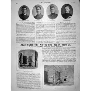  1901 Edinburgh Hotel Carlton Spring Moore Seeds War Men 