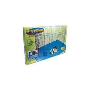  SMALL ANIMAL PET N PLAY PEN, Color: BLUE (Catalog Category 