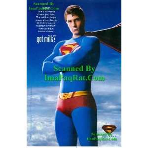   Milk? Superman Returns: Brandon Routh: Great Original Photo Print Ad