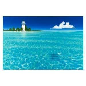  Dan Mackin   Boca Chita Lighthouse Canvas: Home & Kitchen