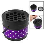 Portable Metal Bucket Ashtray Black Purple for Smoker