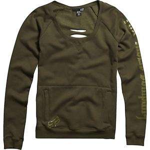  Fox Racing Womens Breach Pullover   X Small/Military 