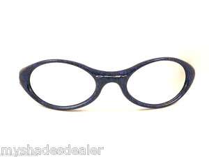 Vintage Oakley Blue Snake Skin Eye Jacket Frames Sunglasses Parts 
