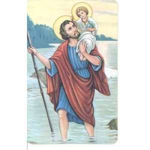 Saint Christopher Cards   Motorists Prayer Cards   Package of 18