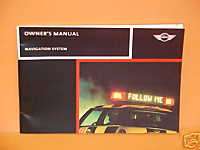 2005 MINI COOPER NAVIGATION SYSTEM OWNERS MANUAL BOOK  