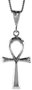   Large Ankh Cross Pendant, 1 5/16 in. (33mm) Jewelry 