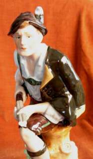 VINTAGE HS   BOCK WALLENDORF GERMANY HUNTER FIGURINE  