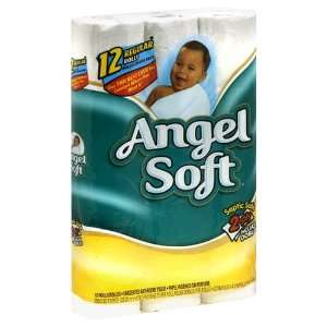  Angel Soft Bath Tissue, 12RL ANGELSFT BTH TISSUE: Home 