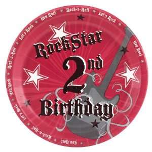  Rock Star 2nd Birthday Dinner Plates: Everything Else