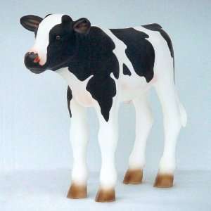  26.5 Life size Baby Cow Calf Statue Sculpture Figurine 