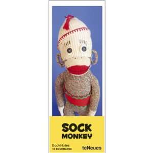  Sock Monkey booknotes bookmarks