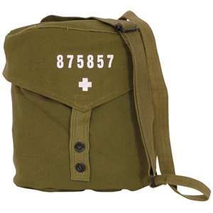   Swiss Army Gas Mask Shoulder Bag   10.25 x 9 x 4.5, Replica Bag