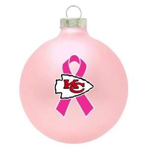   City Chiefs Breast Cancer Awareness Pink Ornament