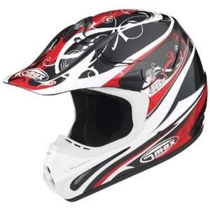  GMAX GM46X Future Full Face Helmet Large  Red: Automotive