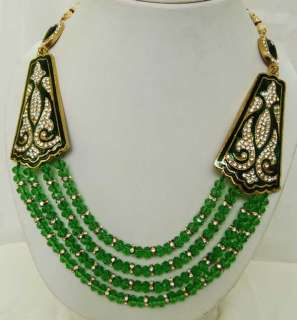 bollywood fashion crystal necklace and earrings set S64  
