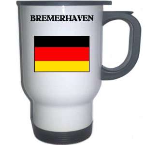  Germany   BREMERHAVEN White Stainless Steel Mug 