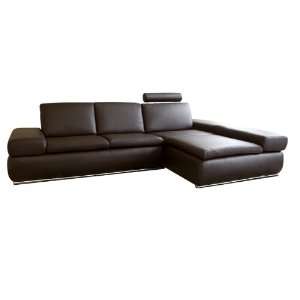  Wholesale Interiors Leather Sofa Sectional with Chaise 