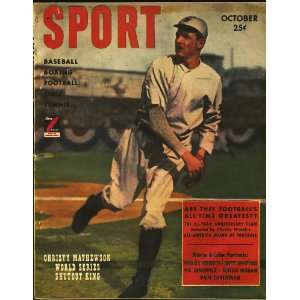   1949 Nl Sport Magazine Christy Mathewson Cover: Sports & Outdoors