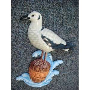  Beach Seagull Piling Tiki Wall Nursery Bath Decor 6 Inch 