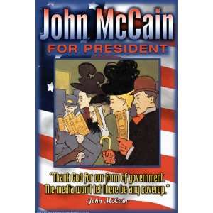  John McCain For President 28x42 Giclee on Canvas