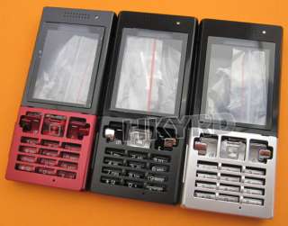 Black Full Housing Cover For Sony Ericsson T700 T700i  