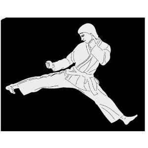  Side Kick Boy Martial Arts Laser Cut