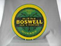 BEAUTIFUL VINTAGE BOSWELL BEER TRAY 12½ DIAMETER NEAR PERFECT MUST 