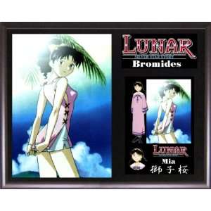 Lunar Silver Star Story Mia Bromide Plaque Series (#1) w/ Collectible 