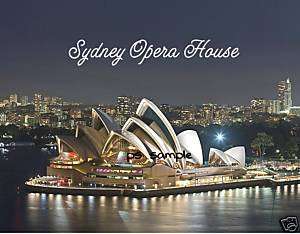 Australia   SYDNEY OPERA HOUSE (night)   Fridge Magnet  