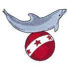 Harbor porpoise bottlenose Dolphin Ball Iron on Patch