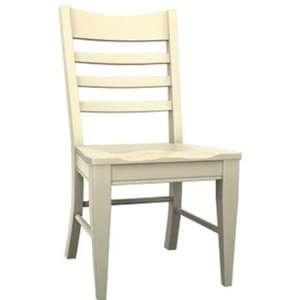  Broyhill Color Cuisine Slat Back Side Chair in Buttermilk 