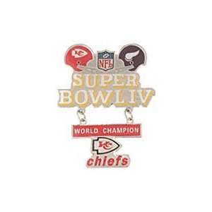 NFL Super Bowl 4 Kansas City Chiefs Championship Pin:  