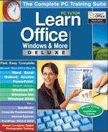 PC Tutor Learn Office & More Deluxe PC CD reference  