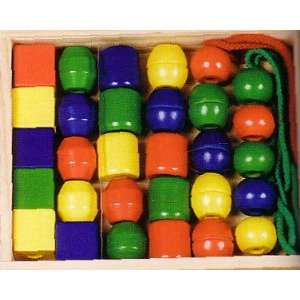 Primary Color Lacing Beads Toys & Games