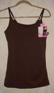   2XL SWEET NOTHINGS Maidenform Brown Camisole Tank Top Shapewear  