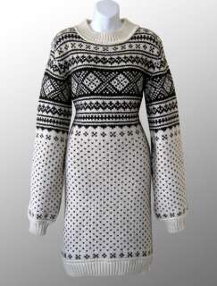   DOLCE & GABBANA D&G FairIsle Sweater DRESS * IT 44 / US 6   8  