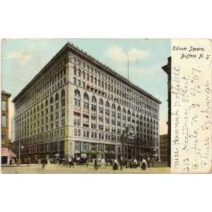   Vintage Postcard Ellicott Square Buffalo New York: Everything Else