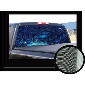  WATER 16 x 54   Rear Window Graphic   back compact pickup truck 